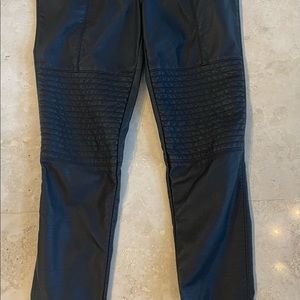 Free people faux leather pants